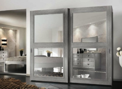 Schränke Schrank Kleiderschrank Schiebetüren Holz Möbel Einrichtung Italien Neu